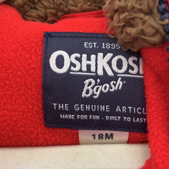 OshKosh B'Gosh Red Winter Coat - Picture 3 of 4